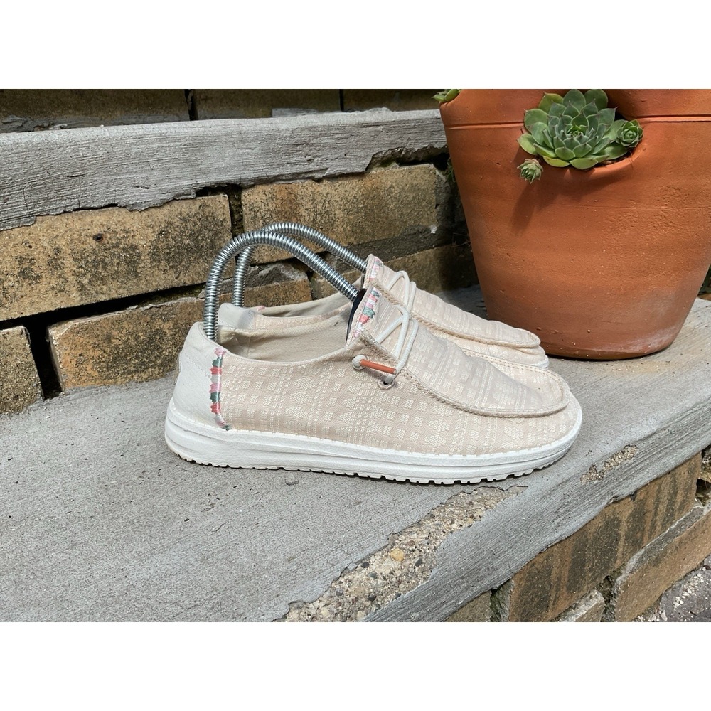 Hey Dude Wendy Boho Women's Slip-On Casual Comfort Lightweight US 6 EU 37